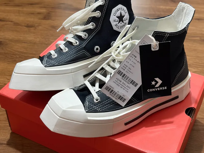 Converse Chuck 70 De Luxe Squared Sneakers - практически новые кеды — фото 1