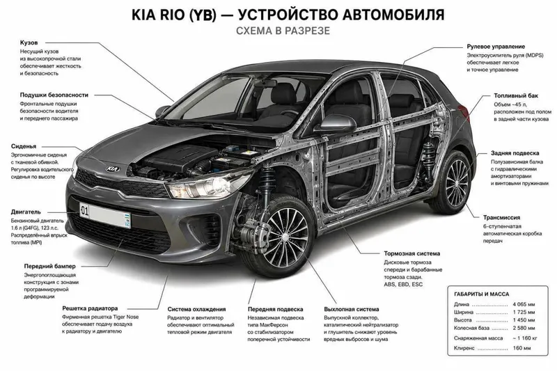 Kia Rio 2018, 1.4 MPI, автомат, хэтчбек, пробег 63 000 км 6