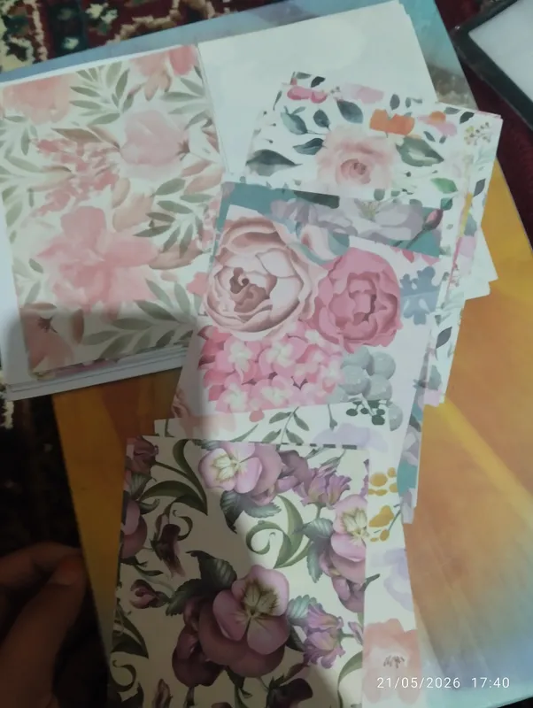 estetichni stiker va qogʻozlar