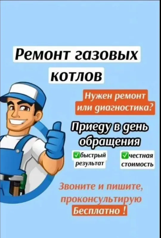 ремонт и профилактика газовых котлов всех марок
