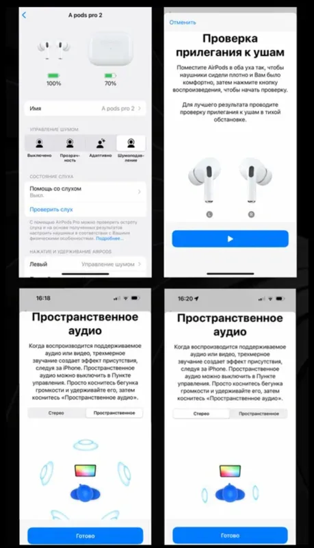 Simsiz quloqchinlar A pods pro 2 Naushnik A pods Pro 2 iPhone va Andro — фото 5