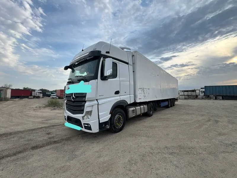 Mercedes Actros EURO 6 + SCHMITZ Реф Сотилади 1