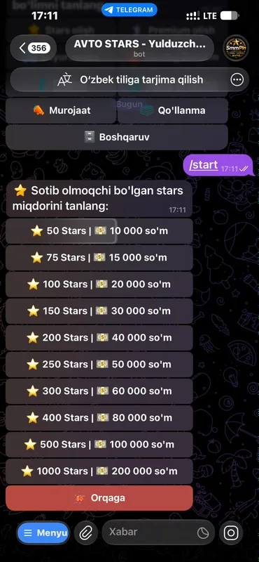 Telegram Stars Premium 1 Telegram Stars Premium 1