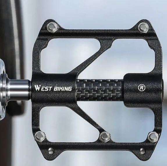 Карбоновые педали West Biking. Вес: 166гр Карбоновые педали West Biking. Вес: 166гр