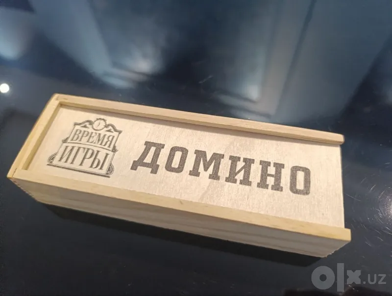 Классическая игра домино в деревянной коробке 4 Классическая игра домино в деревянной коробке 4