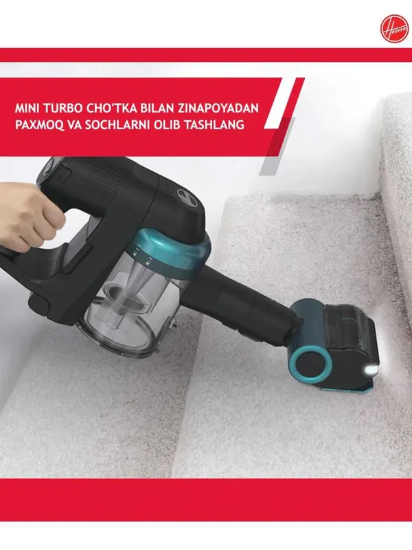 Вертикальный пылесос Hoover HF4 Pets с гарантией 24мес. доставка! — фото 2