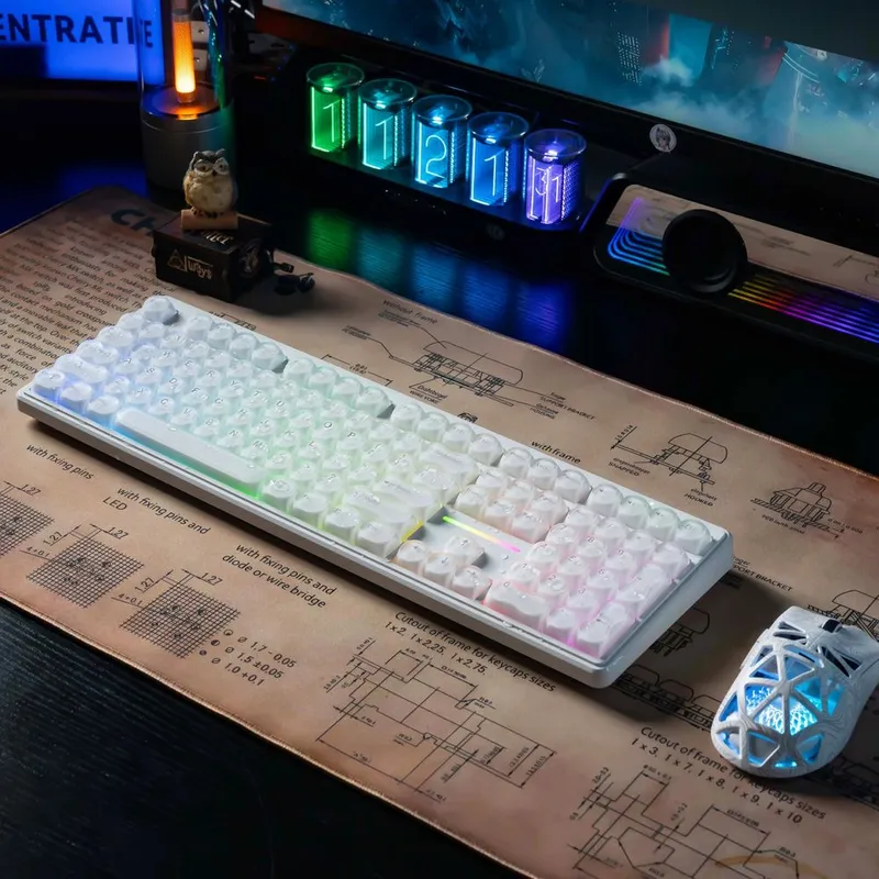 Мембранная водонепроницаемая клавиатура FURYCUBE IP98 1