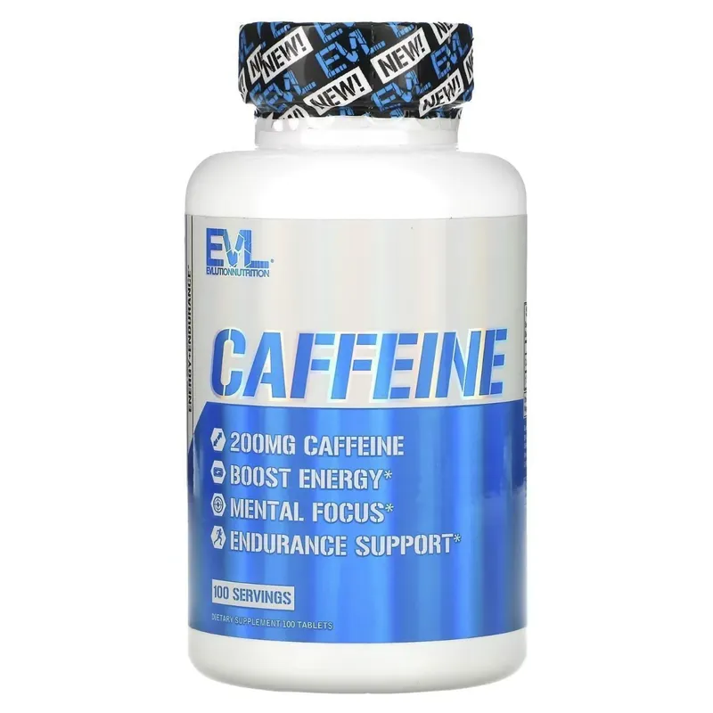 Кофеин EVLution Nutrition, Caffeine.200 mg.100табл — фото 2