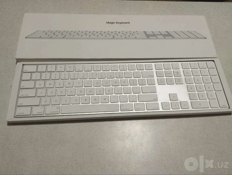 Simsiz Apple Magic Keyboard 2 klaviaturasi. A’lo holatda 2 Simsiz Apple Magic Keyboard 2 klaviaturasi. A’lo holatda 2
