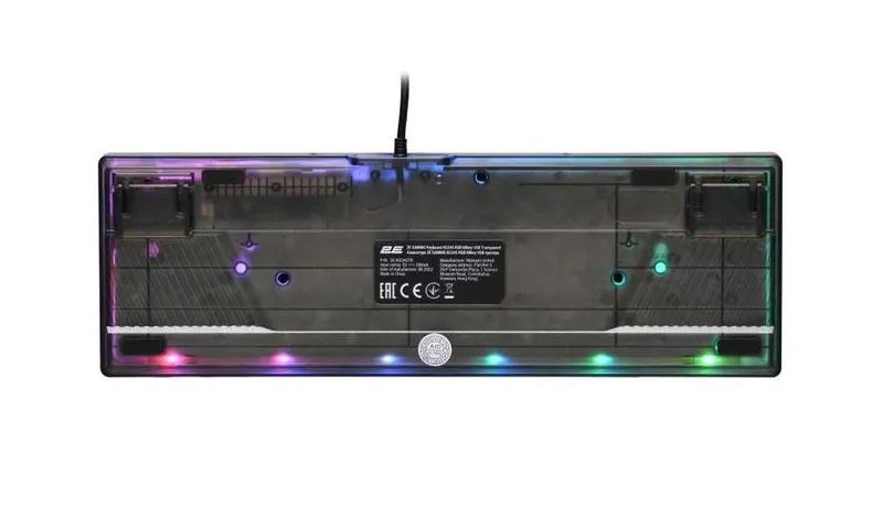 Игровая клавиатура 2E GAMING KG345 Transaprent USB Black — фото 4