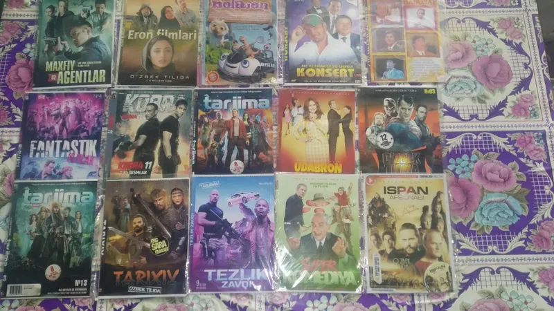 Yaxshi sifatli filmlar va musiqa disklari sotiladi 5 Yaxshi sifatli filmlar va musiqa disklari sotiladi 5