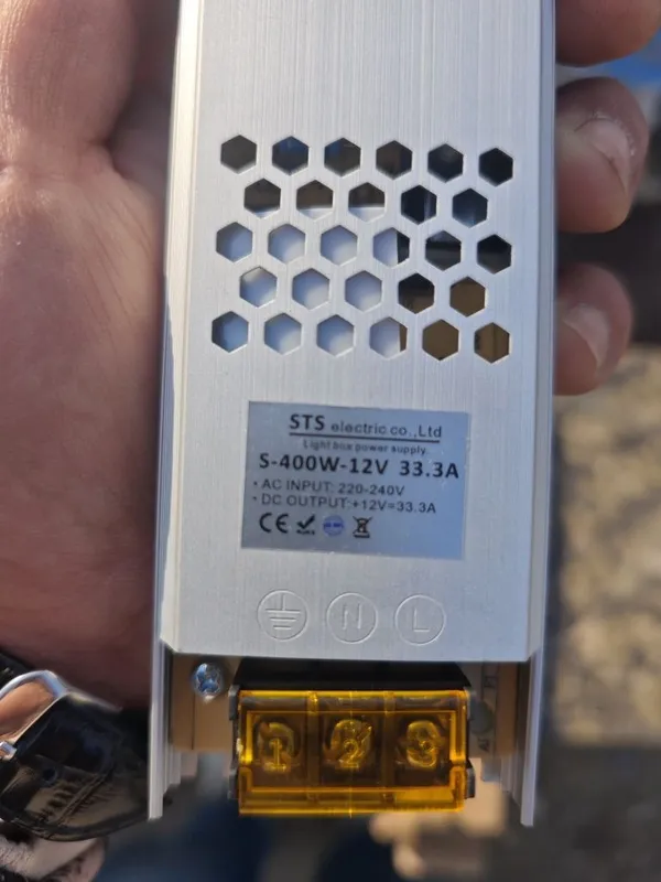 ABC Блок питания ABC для светодиодной ленты 12V (500W) в алюминиевом — фото 1