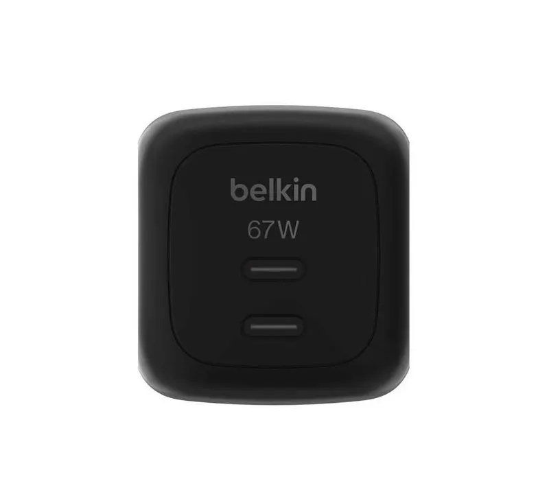 ( Сетевое ЗУ BELKIN 67W Dual USB-C PD Charger PPS Black ( Сетевое ЗУ BELKIN 67W Dual USB-C PD Charger PPS Black