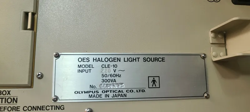 OLYMPUS CLE-10.Источник света галогенный для фиброскопов, Rigid scopes — фото 3