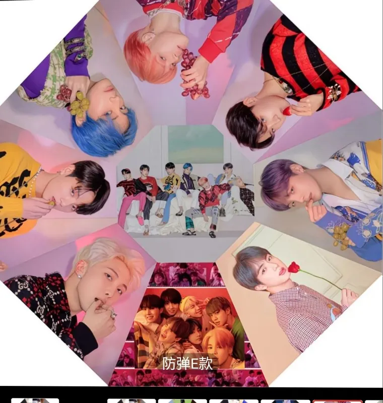 Продаю зонт с принтом BTS 1 Продаю зонт с принтом BTS 1