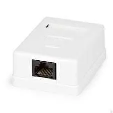 Розетка накладная RJ45, 1 порт