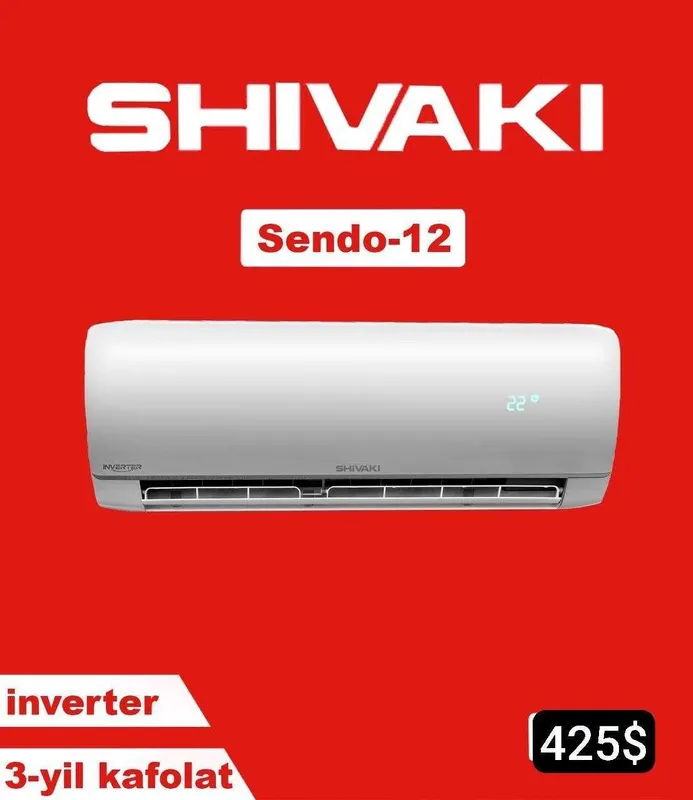 Konditsioner, Кондиционер Shivaki - + доставка по всему Узбекистану