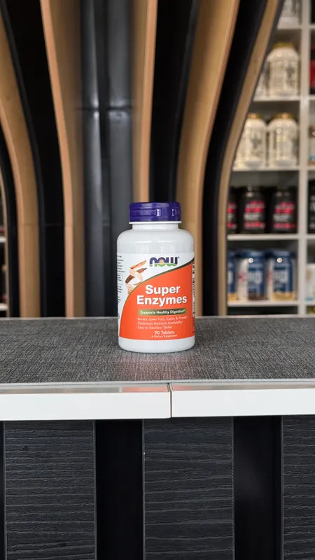 Now Super Enzymes 90 tablets.