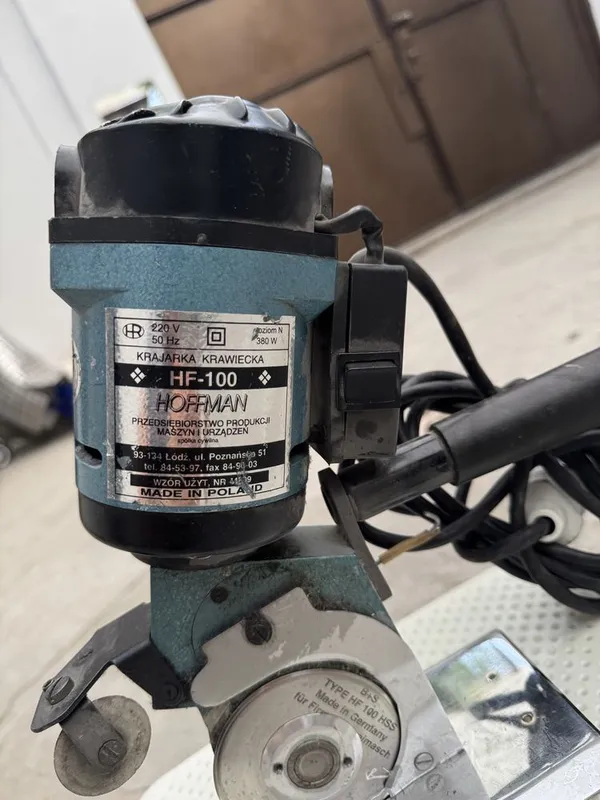 Дисковый раскройный нож Hoffman HF-100 (Польша / Германия) 2 Дисковый раскройный нож Hoffman HF-100 (Польша / Германия) 2