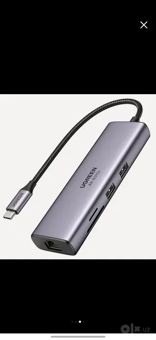 Hub UGREEN 7 in 1. Переходник разделитель. Хаб. 2 Hub UGREEN 7 in 1. Переходник разделитель. Хаб. 2