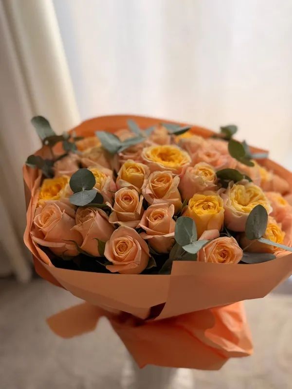Нежный и красивый свежий букет