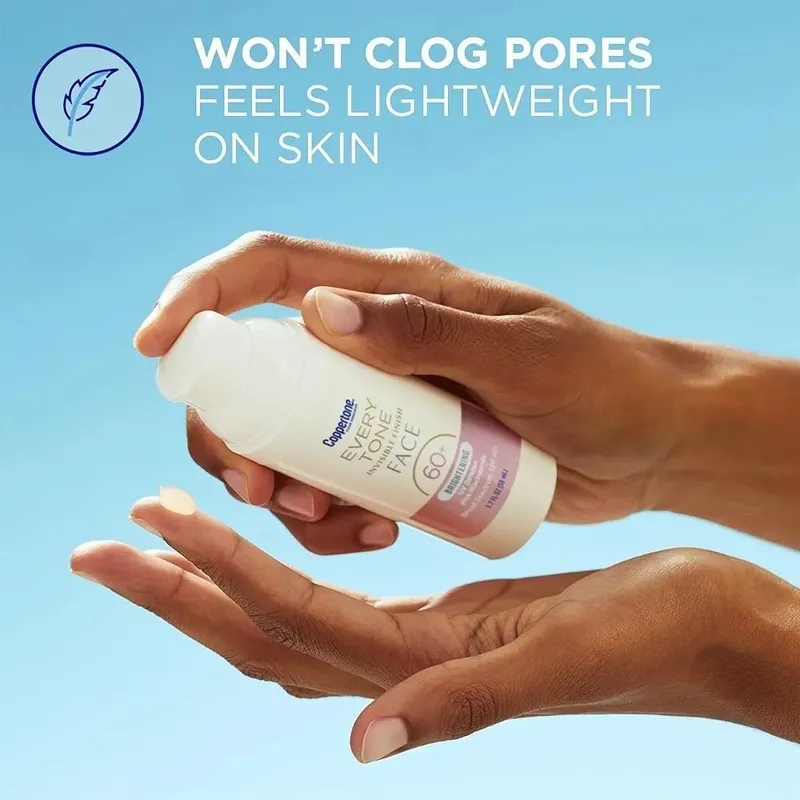 Coppertone Every Tone Invisible Finish Face SPF 60+ Brightening — фото 1