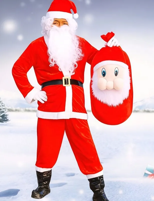 Qorbobo kiyimi Santa Claus 4 Qorbobo kiyimi Santa Claus 4