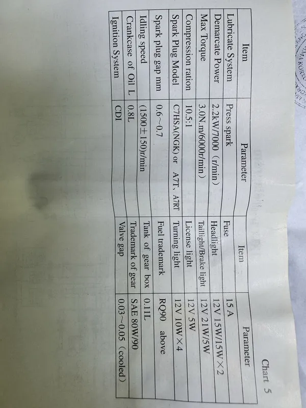 Скутер LF50QT-26 C - Бензин 8 Скутер LF50QT-26 C - Бензин 8
