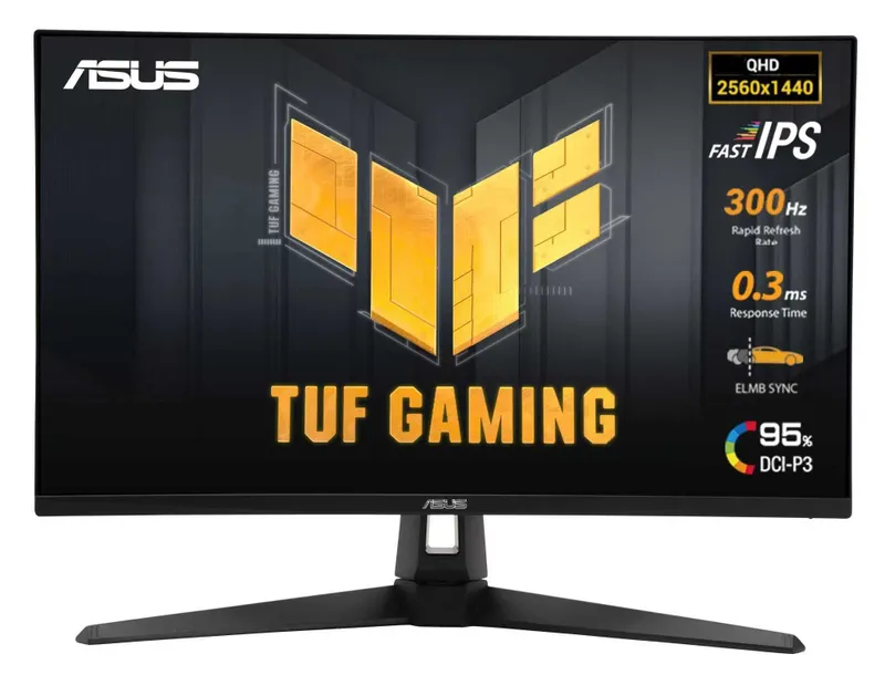 Монитор 27 Asus TUF Gaming QHD(2560x1440), 300Hz, Fast IPS