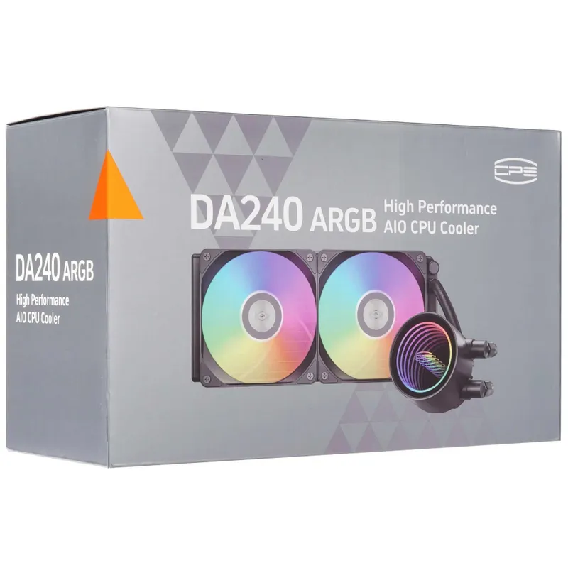 Система охлаждения PCCooler DA240 ARGB черная