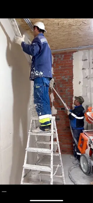 Механизированная штукатурка, Ротбанд, сувақ, штукатур уста 4