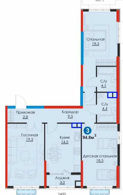 35%! 3комн. Янги Узбекистон • Ипотека • Кадастр — фото 7