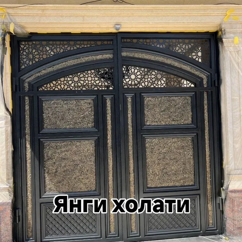 Покраска ворот, навесов, заборов. Монтаж лексана и профнастила 3 Покраска ворот, навесов, заборов. Монтаж лексана и профнастила 3