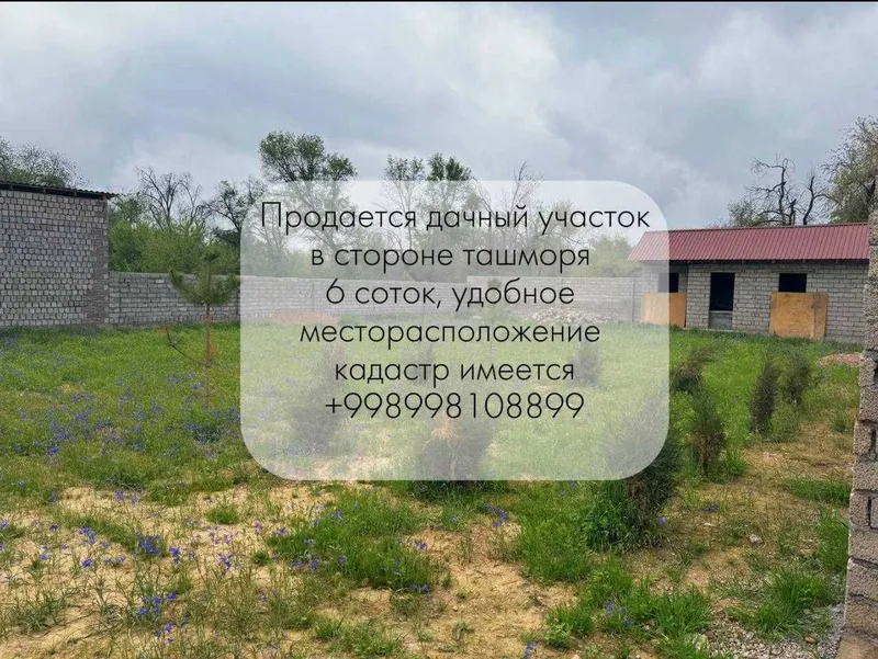 Срочно продается дачный участок 6 соток с кадастром — фото 1