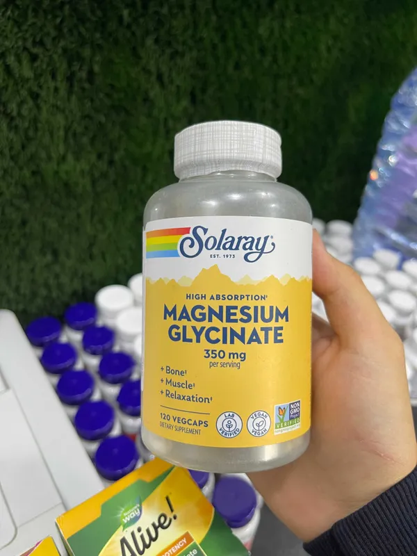 Solaray Magnesium Glycinate 350 mg Solaray Magnesium Glycinate 350 mg