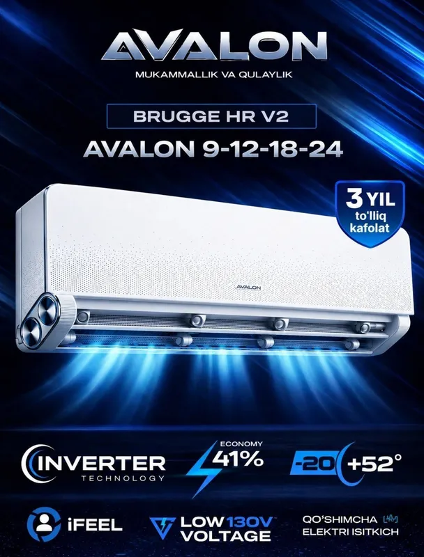 AVALON Kanditsioner Inverter (9, 12, 18, 24 BTU) 1 AVALON Kanditsioner Inverter (9, 12, 18, 24 BTU) 1