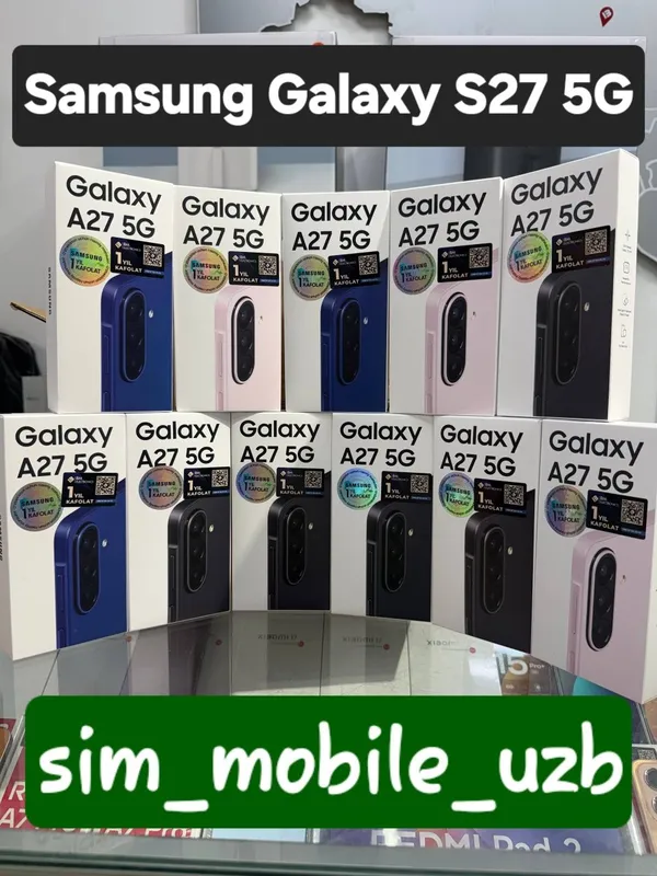 Samsung Galaxy A27 5G (2026) New Super Skidka+Garantiya+Dastavka 1 Samsung Galaxy A27 5G (2026) New Super Skidka+Garantiya+Dastavka 1
