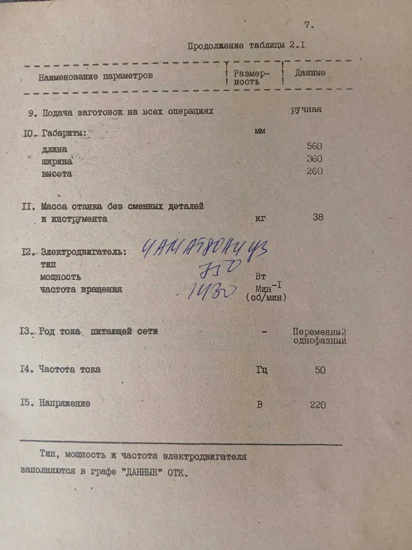 Станок деревообрабатывающий 1987 года. 8