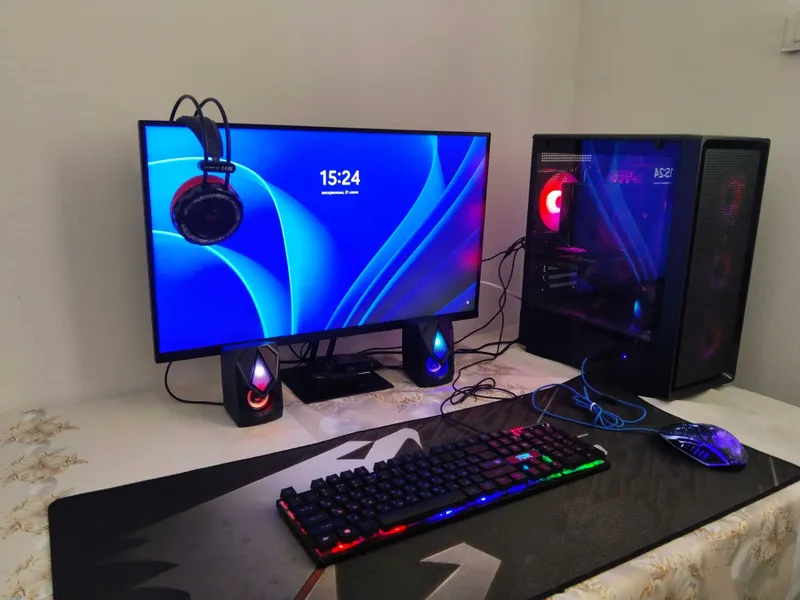 "Мощный ПК для Монтажа и Игр: i5-14600KF, RTX 4060, Монитор 2K" 1