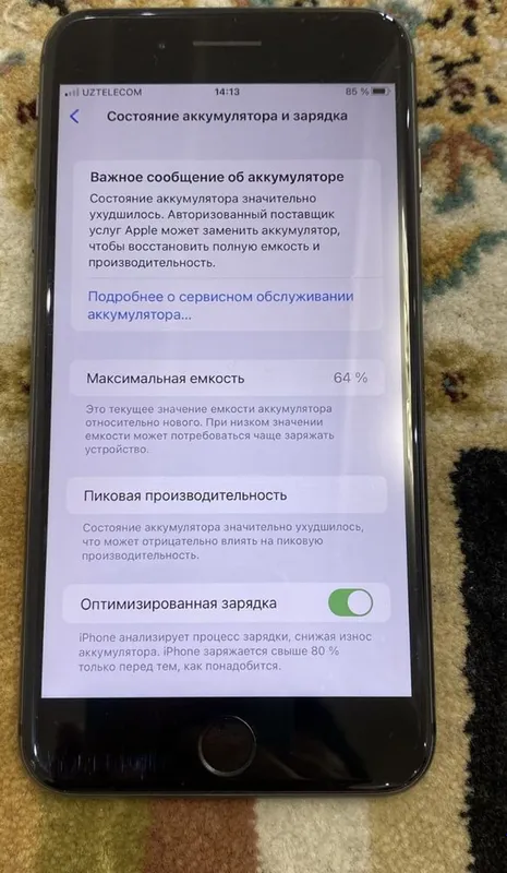 Iphone 8 puls telfonga jovob garntya berlad 4