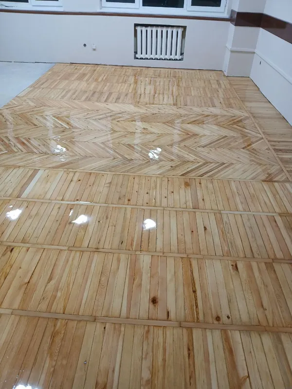Шлифовка пол паркет