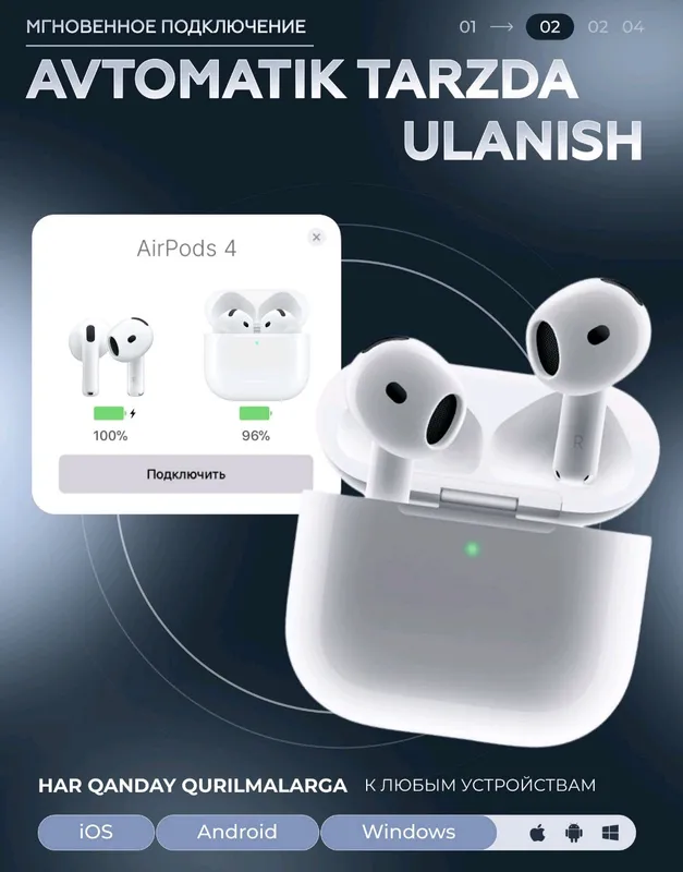 Airpods 4 Dubay last version sotiladi 2 Airpods 4 Dubay last version sotiladi 2