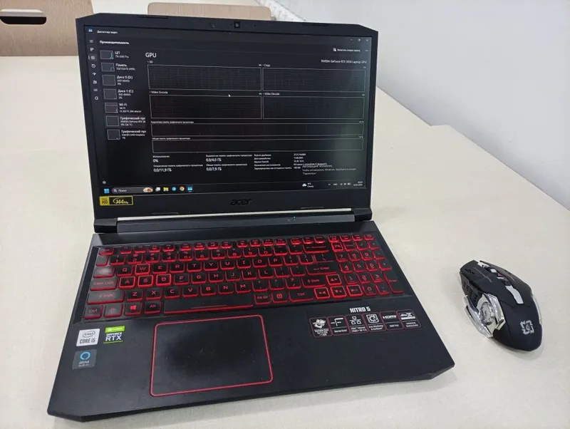 Acer i5 NITRO 5 Gaming. 16gb/750gb SSD. Holat ideal qirilgan joyi yoq — фото 2