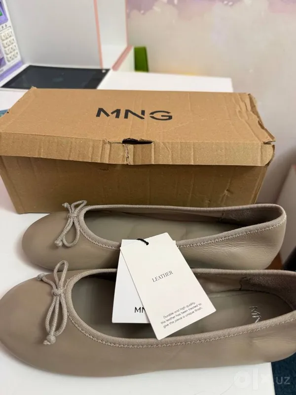 Новые кожаные балетки Mango 3 Новые кожаные балетки Mango 3