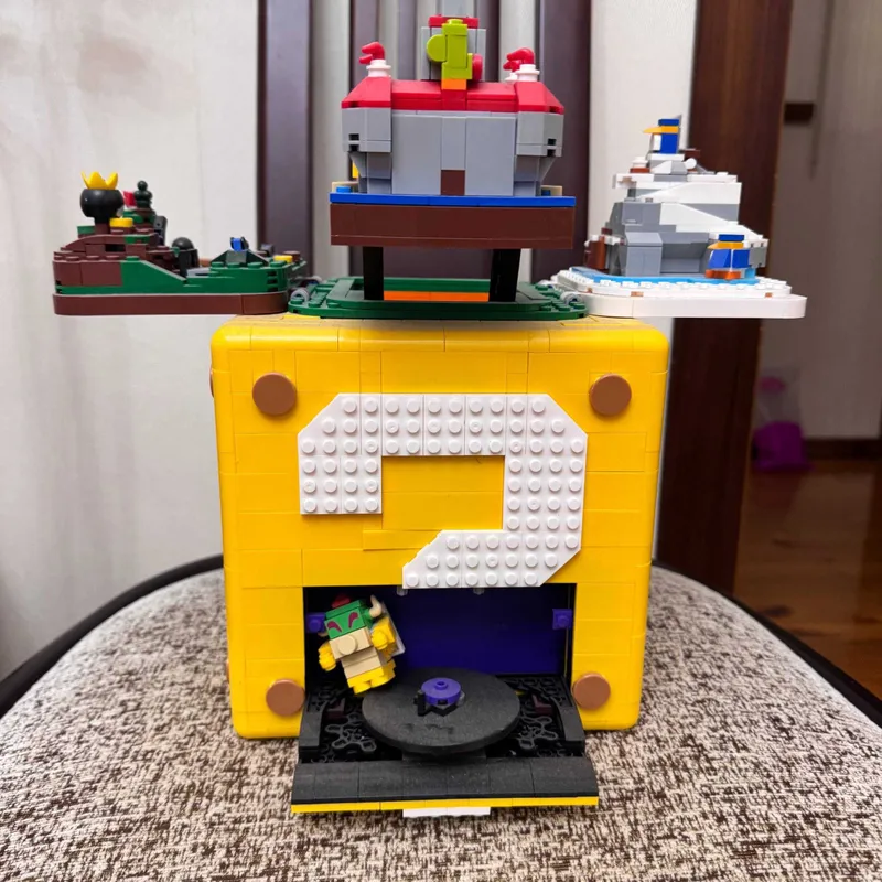 LEGO Super Mario 64 Блок «Вопросительный знак» (71395) — Собранный — фото 1