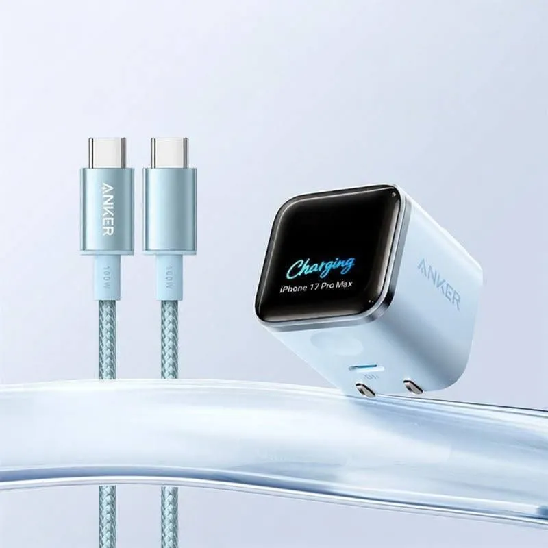 Anker Nano Adapter 45w- Ultra-soft USB-C cable 240W — фото 4