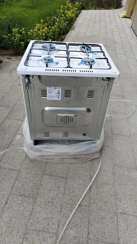 Газовая плита vesta белого цвета — фото 1