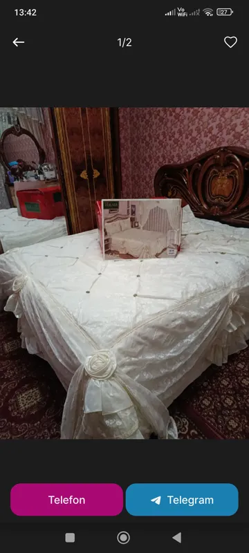 pakrival ishlatilgan rangi qaymoq rang