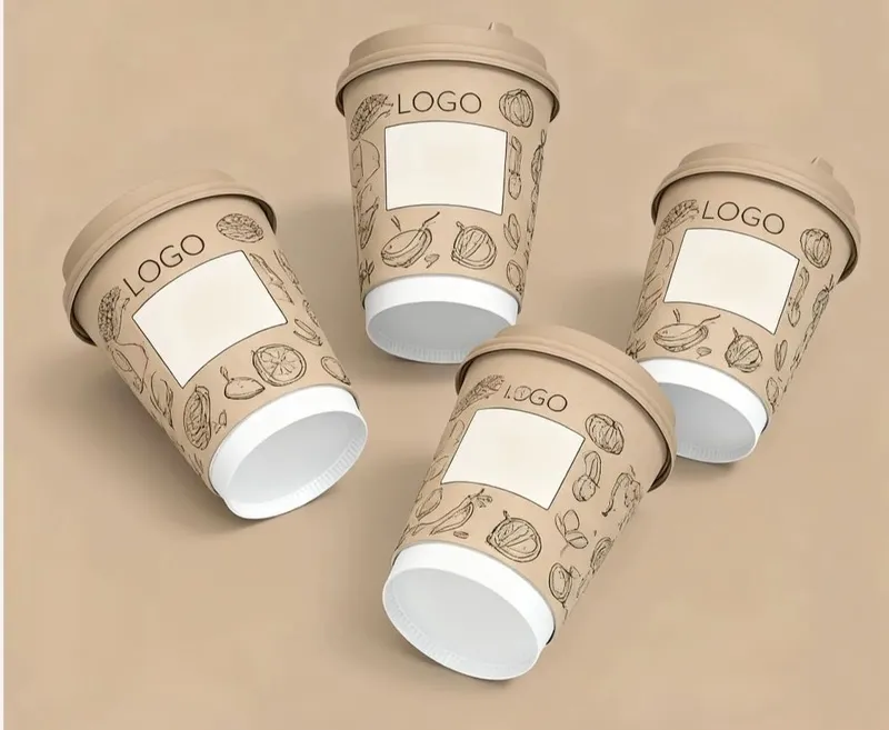 Стакан с лого. Stakan logotip