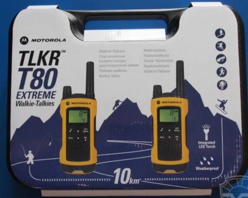 Рация Motorola TLKR T80 2 штуки в кейсе